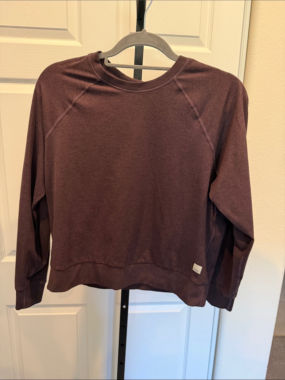 Vuori Halo Crewneck S - brown/burgundy